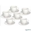 Kép 1/2 - GOLF porcelán mokkás csésze + alj 9 cl. 6 darab