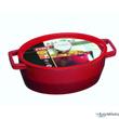 PYREX öntv.zom sütőtál ovál 29cm 3,8l PIROS