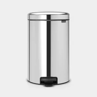 PEDAL BIN NEWICON ped.szemetes 20L BRILL. STEEL-BRABANTIA