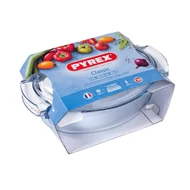 PYREX ovál csirke, kacsasütő+fedő 5,8 L (4,4l+1,4l)