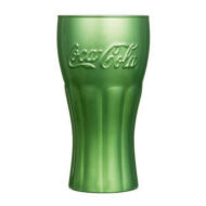 Coca-Cola Mirror Green 37cl üditős pohár