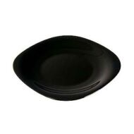 CARINE fekete tányér desszert 19 cm LOSE
