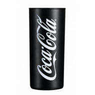 Coca-Cola üditős pohár 27cl. Frozen Fekete 