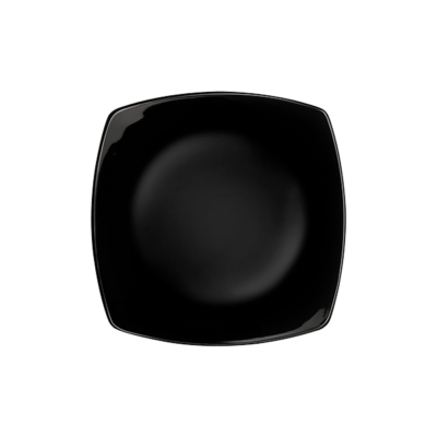 ECLISSI NERO desszert tányér (fekete) 20,4 cm-átmérő 176mm -BORMIOLI