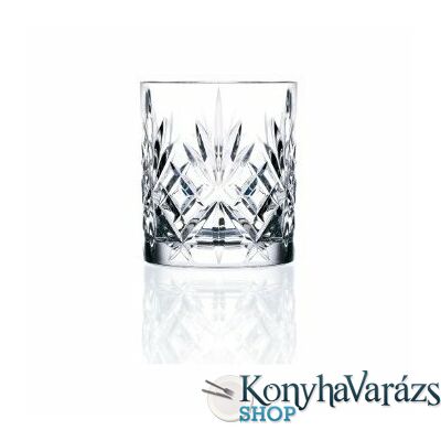 Melodia kristályüveg whiskys pohár 31 cl. 6 db.