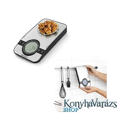 Mérleg digitális 5 kg szögl. MATT STEEL-BRABANTIA