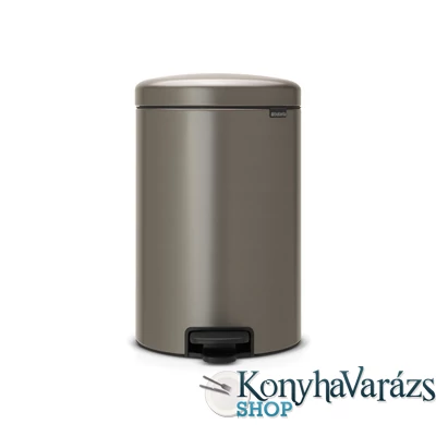 PEDAL BIN NEWICON ped.szemetes 20L PLATINUM-BRABANTIA