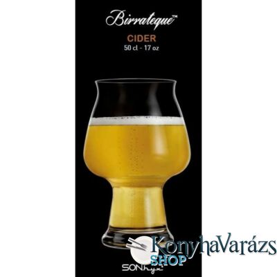 Birrateque Cider sörös pohár 50 cl. 6 darab-Luigi Bormioli