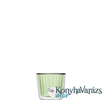 THERMIC GLASS. cup cake 2db 24cl GREEN