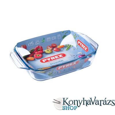 PYREX IRRES szögl.sütőtál füles 35x23x6cm 2,9l