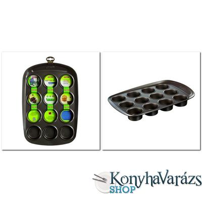 ASIMETRIA bev. muffin sütőforma 12 lyukú