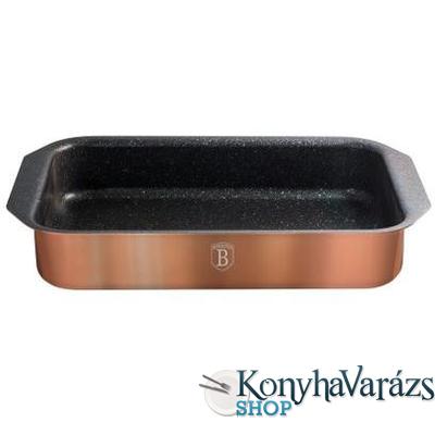Rose Gold bevonatos tepsi 35x27x6,5 cm