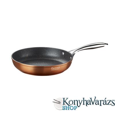 MATERIC bevonatos serpenyő ,nyeles 24 cm indukciós(Pintinox)