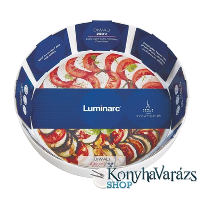 DIWALI kerek mély tál 30cm 4l sütőbe tehető -LUMINARC