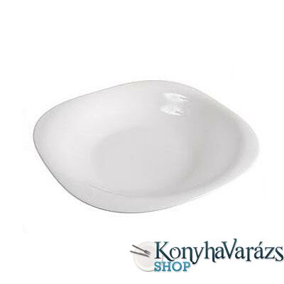 CARINE fehér tányér mély 21 cm LOSE