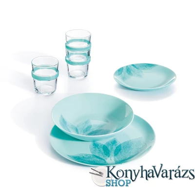 ARPEGIO LIGHT TURQUOISEN étkészlet 18 részes-Luminarc