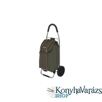 Bevásárlókocsi Dakar 40 literes 25 kg terhelhetőségű, 2 NAGY KEREKŰ (ZÖLD)
