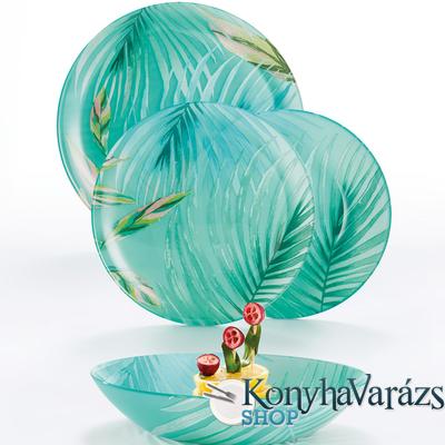 CRAZIFOLIA üveg 18 részes étkészlet, Luminarc