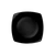 ECLISSI NERO desszert tányér (fekete) 20,4 cm-átmérő 176mm -BORMIOLI