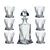 BOHEMIA KRISTÁLY WHISKY SET 7 RÉSZES(BOHEMIACRISTALL)