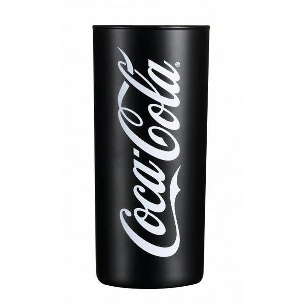 Coca-Cola üditős pohár 27cl. Frozen Fekete