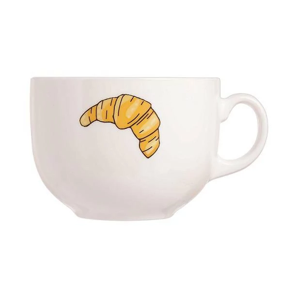 Jumbo bögre 72 cl.Pop Gourmandise Croissant-ARC