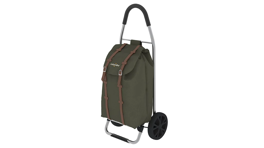 Bevásárlókocsi Dakar 40 literes 25 kg terhelhetőségű, 2 NAGY KEREKŰ (ZÖLD)