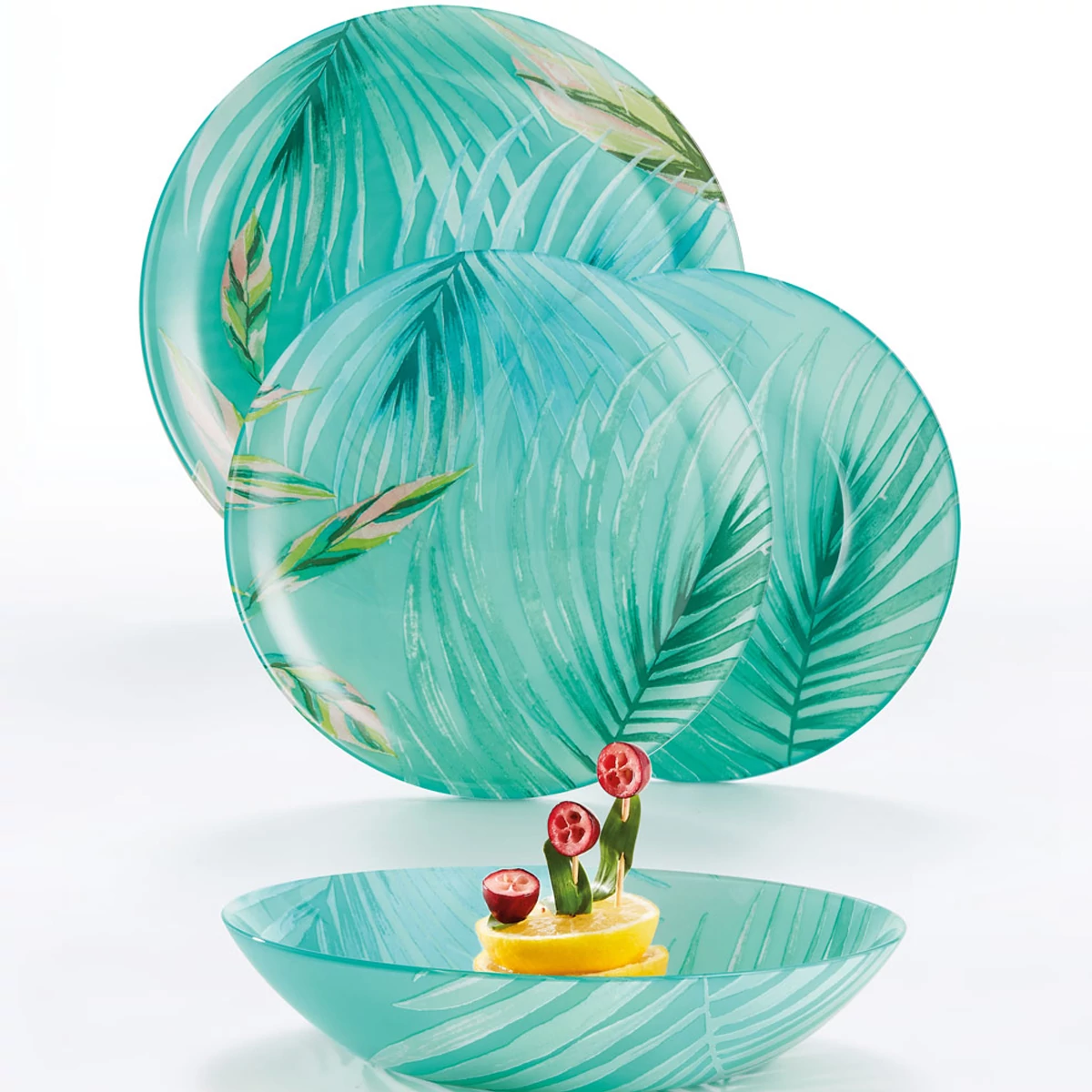 CRAZIFOLIA üveg 18 részes étkészlet, Luminarc